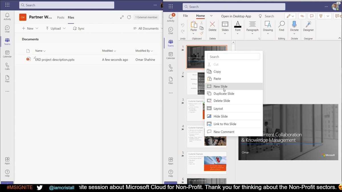 Ra_Koellner's tweet image. News #SharedChannels #MSignite 
Thank you @OmarShahine  for the demo!
