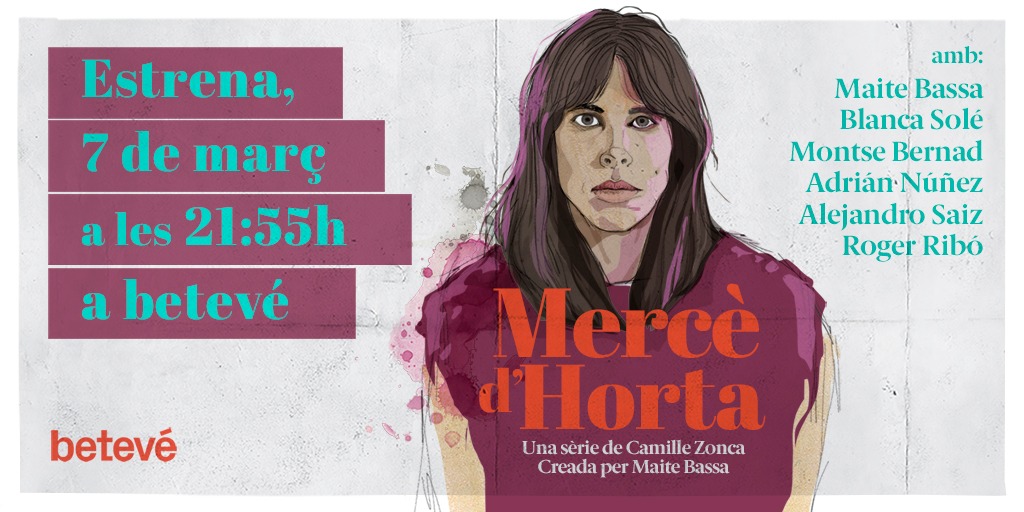 📢 Atenció, atenció!!! 
Aquest diumenge 7 de març a les 21:55h estenem Mercè d'Horta a <a href="/beteve/">betevé</a>!!! 🥳🥳🥳
Després de Les molèsties podràs veure el primer episodi de la sèrie. 
🗓Cada diumenge de març cap a les 22h podràs veure un capítol nou a betevé. És o no és un planazo? 😉
