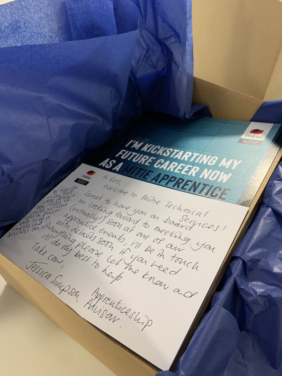 JessSimpsonTS's tweet image. It’s the little touches that make a difference... another few welcome boxes on the way out to some new apprentice recruits #welcome #signupskillup #mitie #technicalservices