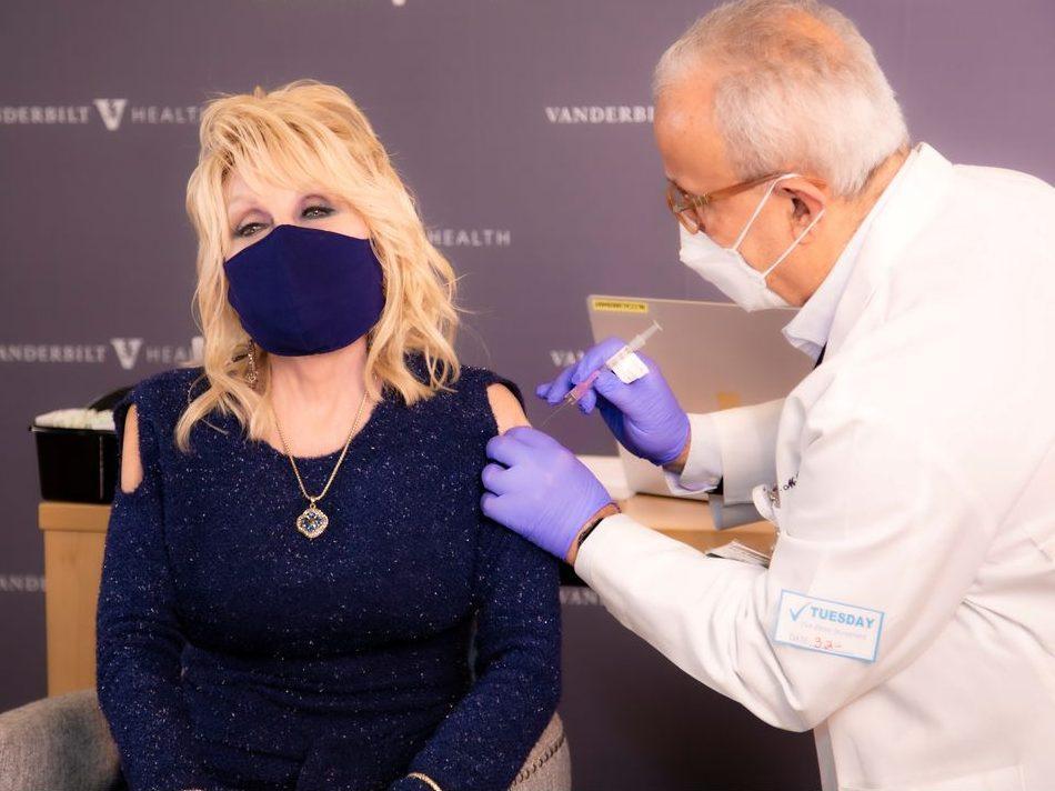 Dolly Parton gets Moderna COVID 19 vaccine she helped fund