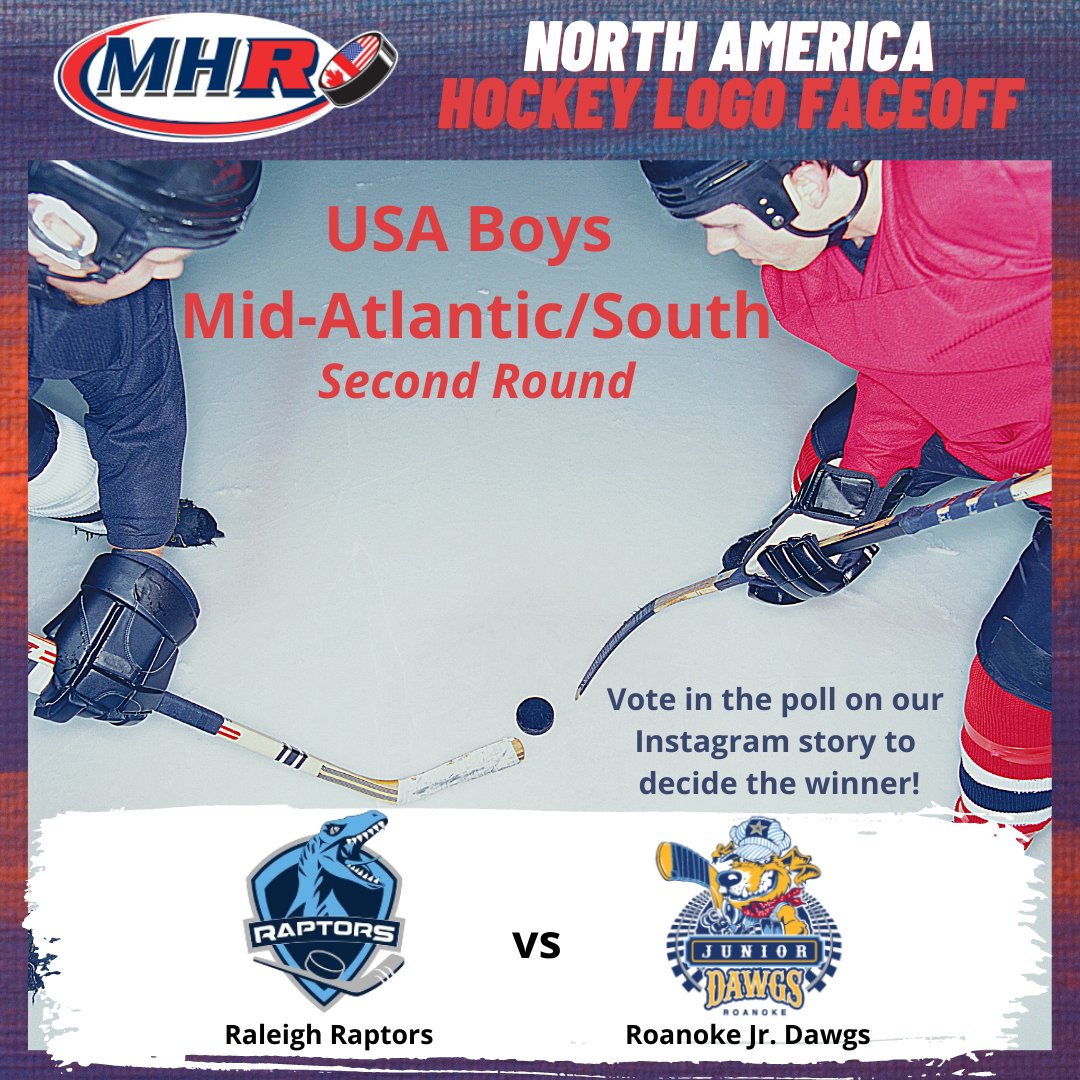 MYHockeyRanking's tweet photo. Going live for voting on our IG story next will be from the Mid-Atlantic/South Region, the @RaptorsHCNC vs. @vyhroanoke Jr. Dawgs ...

https://t.co/h7vOePExfi https://t.co/EEHD4ssfOa