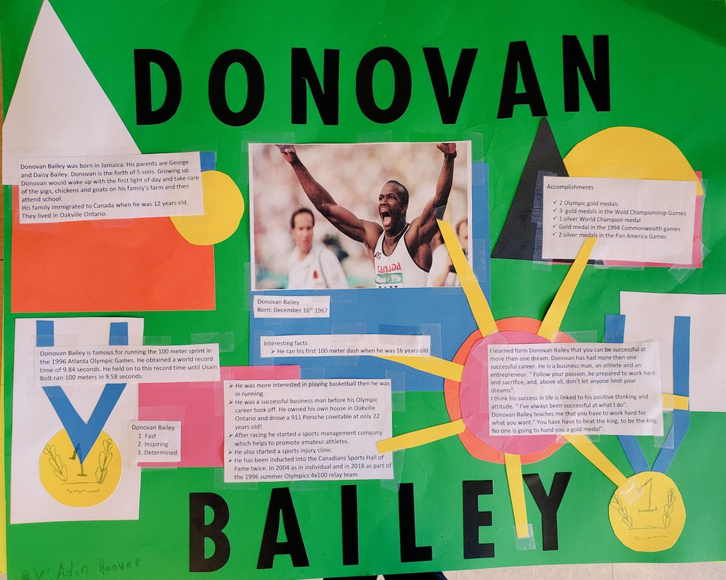Ms_MNaresh's tweet photo. Grade 5/6 Biography Projects we completed using the Periodic Table of Canadian Black History published by Parents for Diversity for #BlackHistoryMonth2021 https://t.co/bLpcRD5r9L