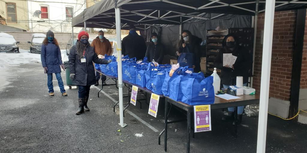 As the #COVID19 pandemic increases food insecurities, #NYP is proud to continue to partner with organizations across #NYC &amp; #Westchester to assist families in need. So far #NYP has provided over 1 million pounds of healthy groceries to 26K individuals in the communities we serve.