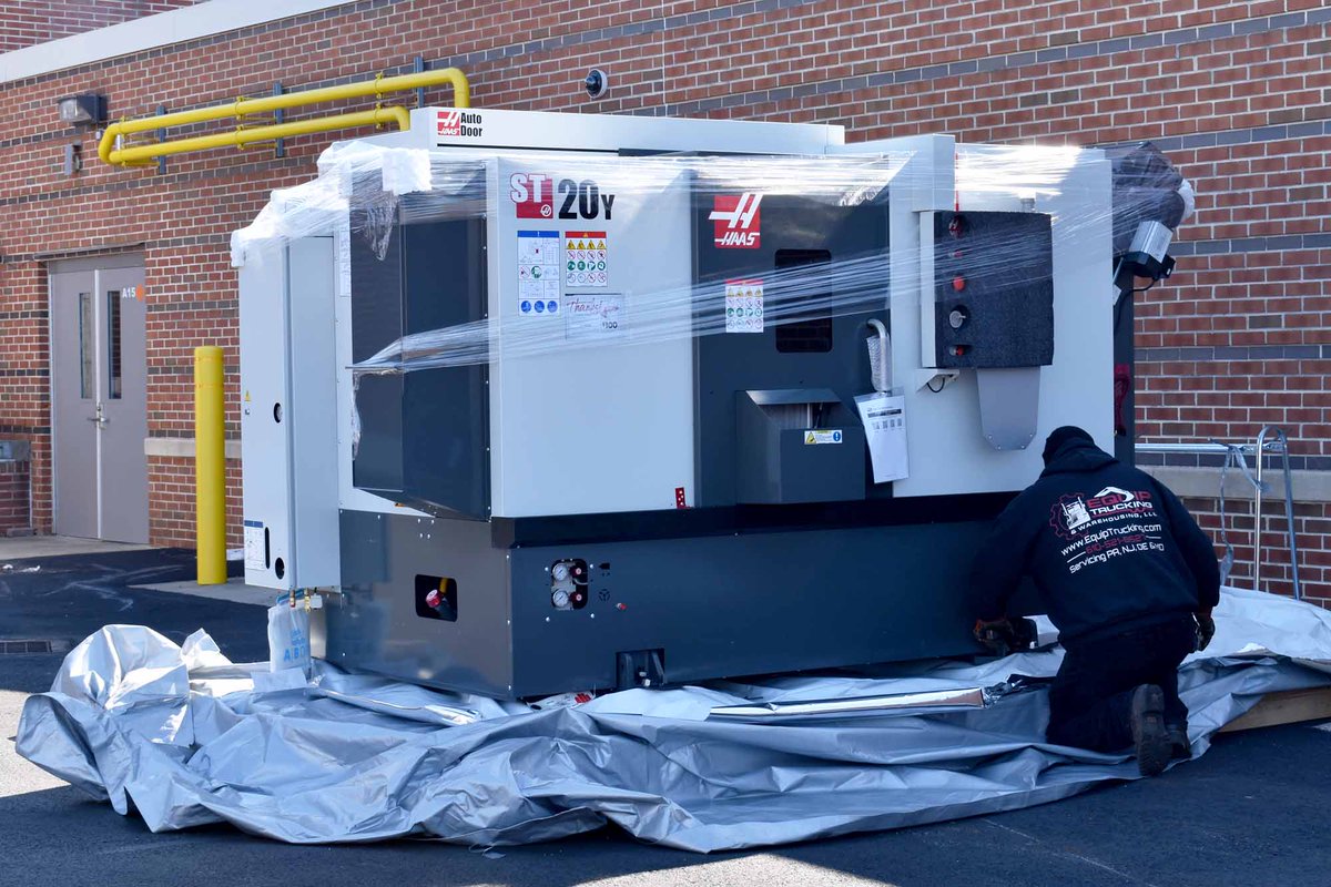 BerksCareer's tweet photo. Today was like Christmas for our Computerized Machining program! They were able to unwrap a new @Haas_Automation CNC Turning Center. This industry level machine will prepare students for their career while in high school! https://t.co/H29aHjVdzn