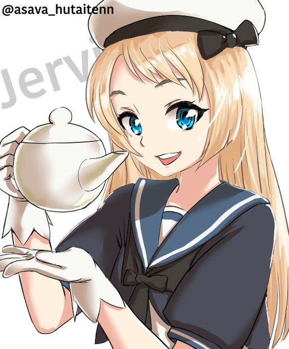 #艦これ版深夜の真剣お絵描き60分一本勝負 #艦これ版真剣お絵描き60分一本勝負_20210303 #艦これ #Kancolle #Jervis #ジャーヴィス 