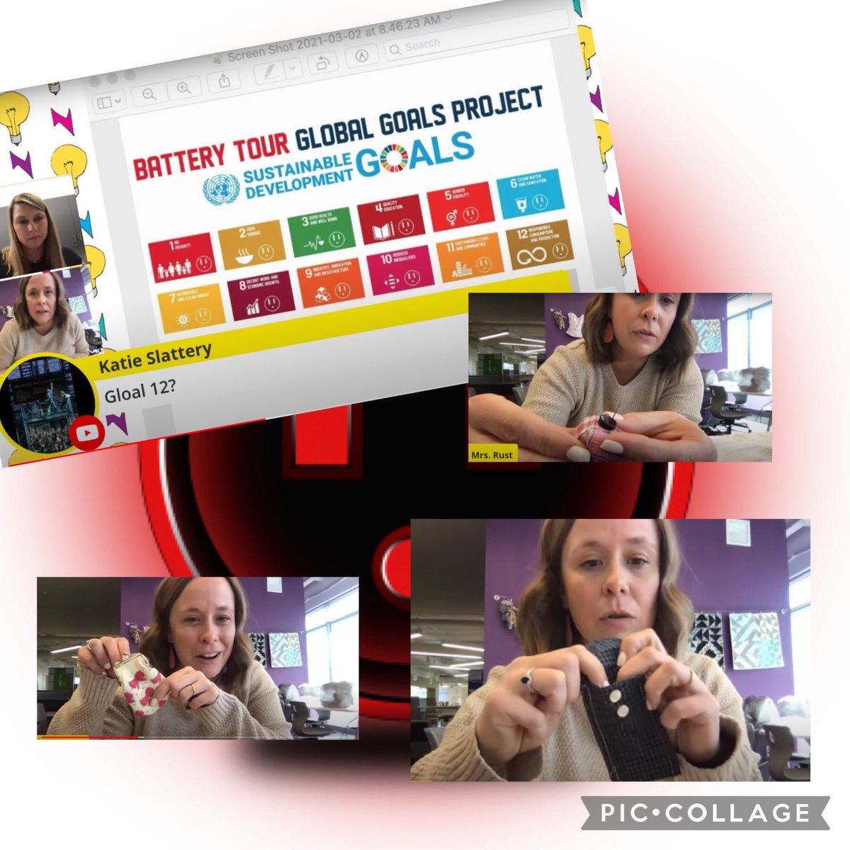 Today <a href="/NKC_SAGE/">NKC SAGE</a> #EngageWithSage <a href="/wendy_rust/">Wendy Rust</a> spoke about repurposing textiles “In the world we throw an average of 21 billion pounds of textile away each year and 95% of them can be repurposed.” <a href="/batterytour/">Andrée Camus👨️👀</a> <a href="/aymusik/">AY Young (-.-) 🔌</a>  <a href="/GlobalGoals17/">@UN SDGs</a> #outletteacher #goal12