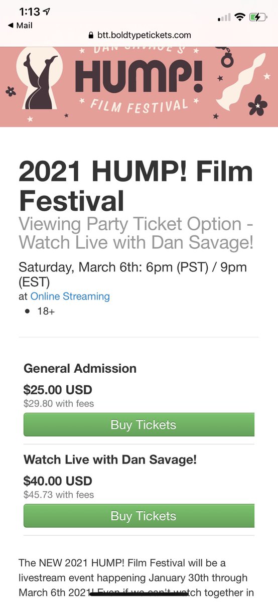 guurrrll's tweet photo. @fakedansavage Is GA not a livestream? What’s the difference? #savagelove #humpfilmfest #hump https://t.co/iTbF5kwZ46