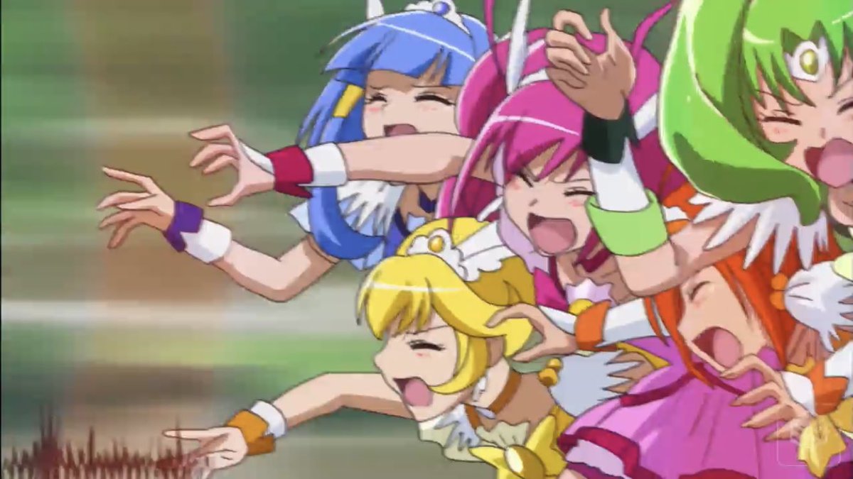 ヒロピン プリキュア アカンベェの音攻撃で苦しむ５人 プリキュア ヒロピン リョナ ピンチ