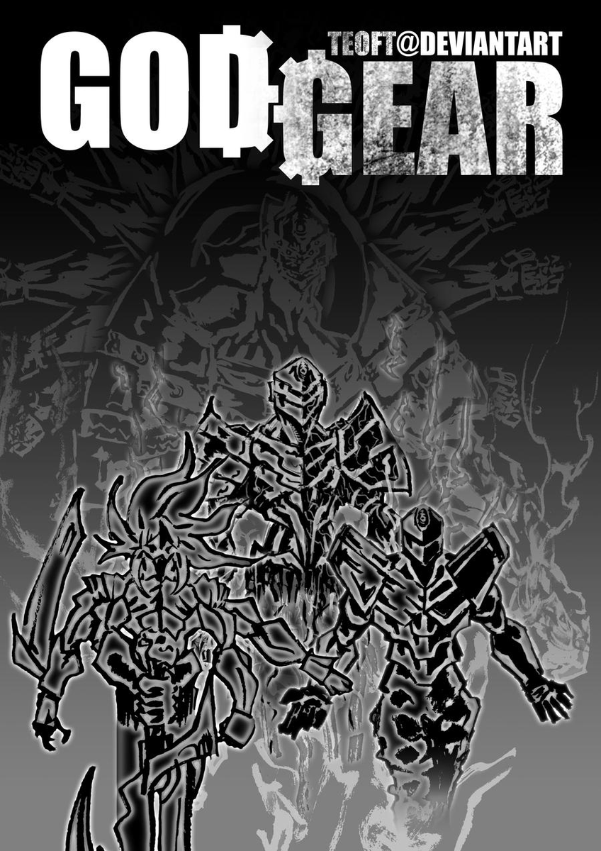 "In a World quite like ours, biomechanically engineered soldiers, known as Gears, fight endlessly for survival."

Some artworks for this "God Gear" concept I had back in 2015 