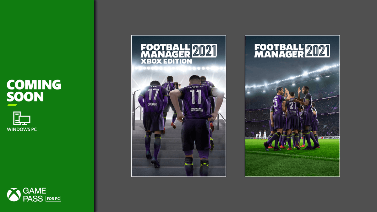 Xbox Game Pass For Pc On Twitter Football Manager 2021 Is Coming Soon And Football Manager 2021 Xbox Edition Is Coming Soon