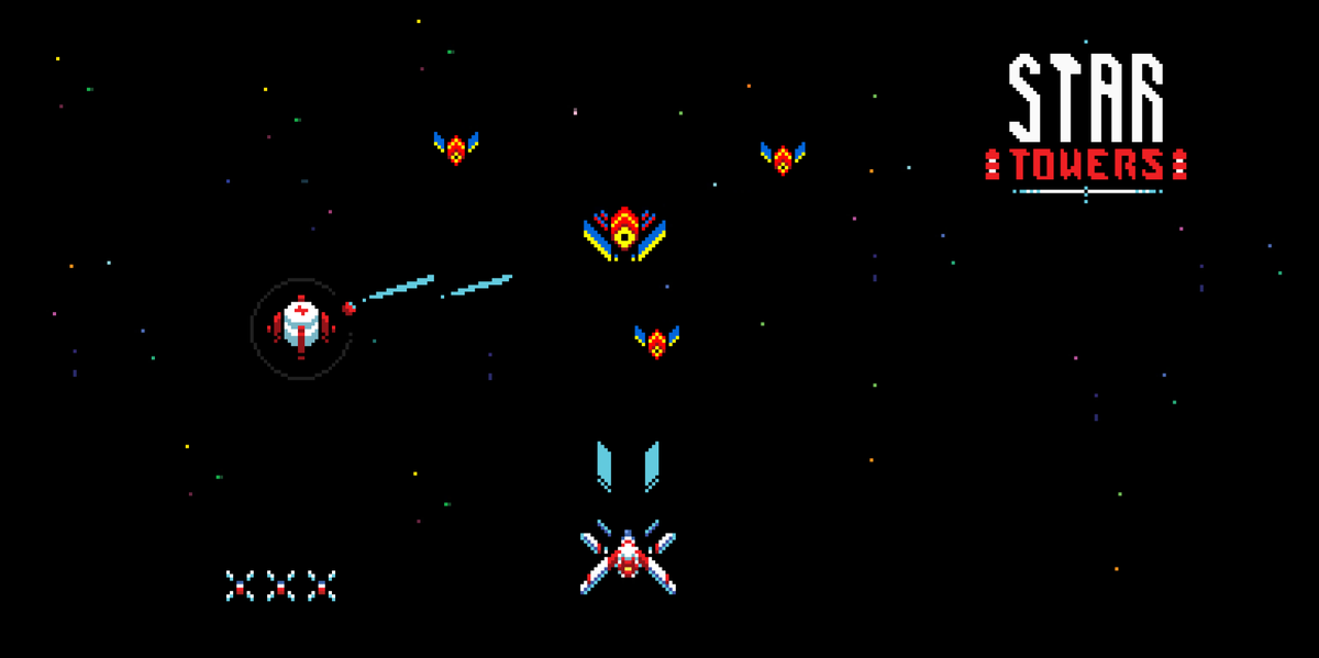 NerdsWe's tweet photo. Back to pixels #pixelart #minimal #startowers #thetraining #galaga #arkanoid https://t.co/1WT9sQ0AMx