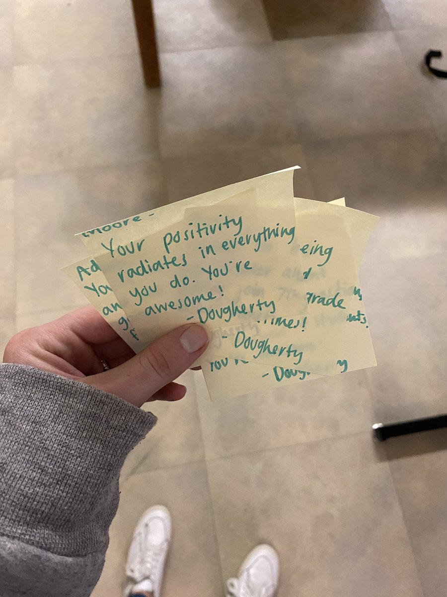 Highlighting the strengths of others for today’s strengths challenge! :) #mayde4strengths @JennHolda_MCJH <a href="/lindseymstevens/">Lindsey Stevens</a>