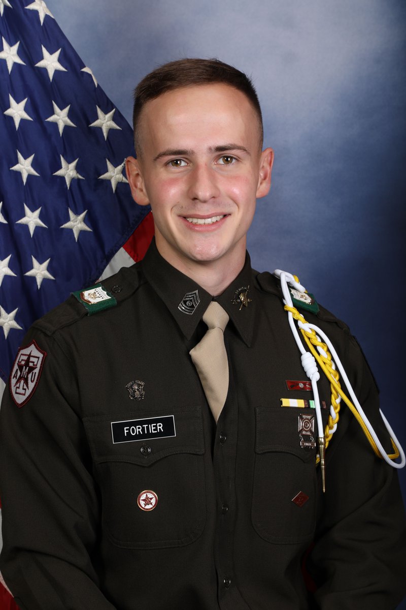 TAMUCommandant's tweet photo. Congratulations to the cadets selected to be 2021-2022 Corps senior leaders! 

2021-2022 Corps Commander – Connor Fortier

View the full list of senior leaders at https://t.co/EOvPzn6J7z. I am proud of these cadets &amp; look forward to a very successful year for our Corps! Whoop! https://t.co/J1VMu3P8Mi