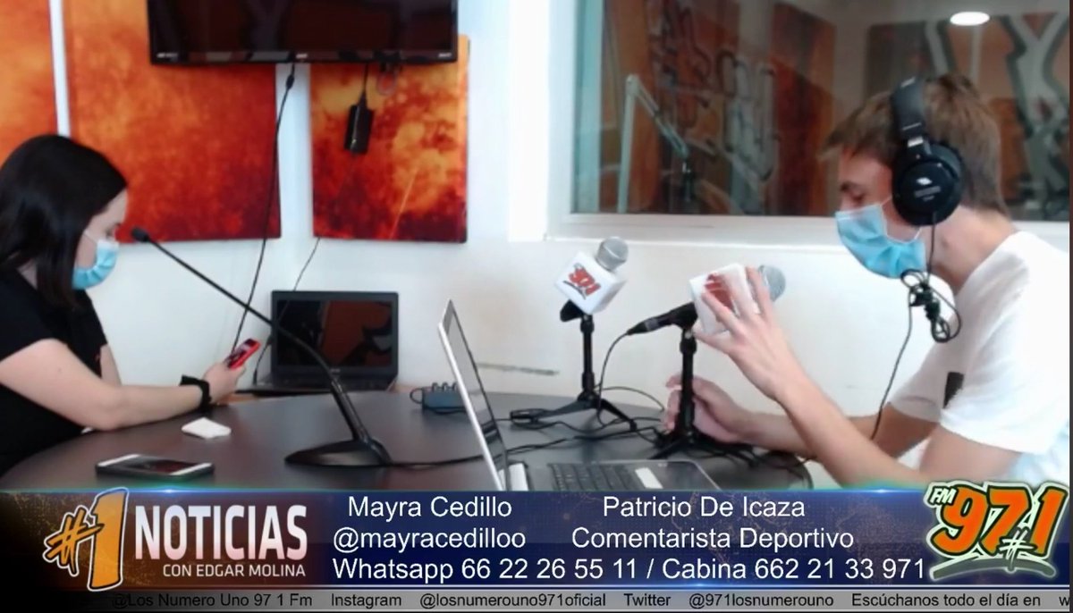 #Deportes | Ya están listos Willy Valencia y Patricio De Icaza para informarnos de todo lo que sucede en el terreno deportivo en #1Noticias