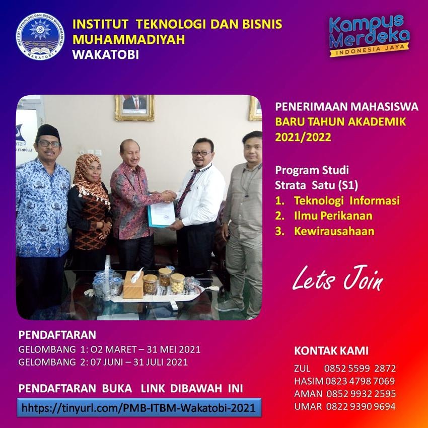 ItbmWakatobi's tweet image. #pmb2021 #itbmwakatoi #PTM #Muhammadiyah #Wakatobi #Sultra