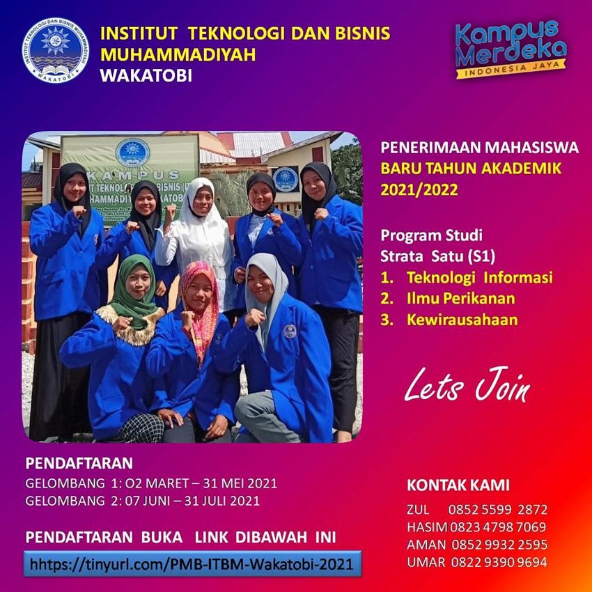 ItbmWakatobi's tweet image. #pmb2021 #itbmwakatoi #PTM #Muhammadiyah #Wakatobi #Sultra