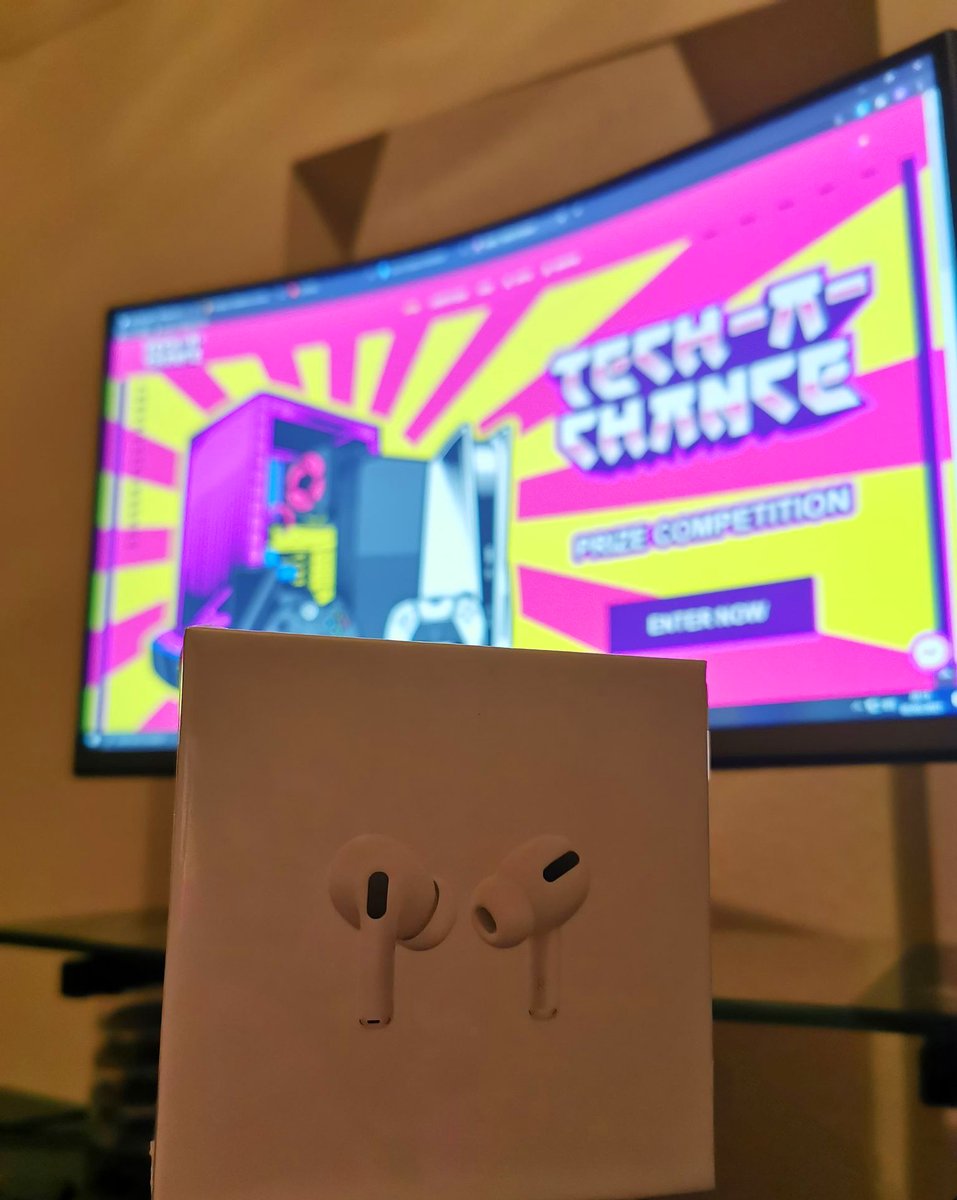 🤩 This time on Friday someone will have won themselves a pair of Apple AirPods Pro (RRP £220). Still time to get your ticket for just £1! Click this link to enter now - https://t.co/uDvvOrhCEj
#win #raffle #airpods #apple #music #headphones #competition https://t.co/rsR45vxO9V
