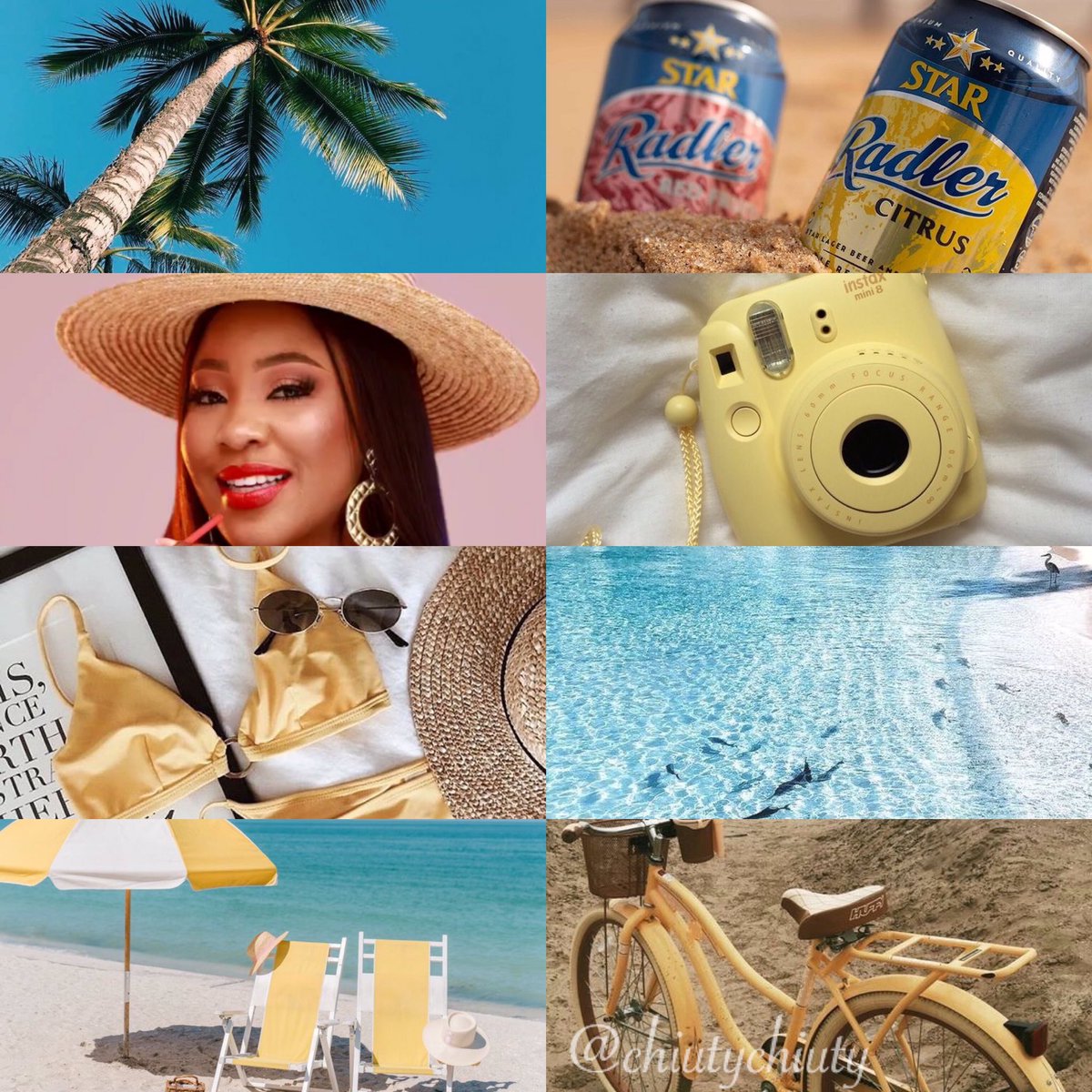 Chiewty's tweet photo. Since my debut "Mood Board" was appreciate, yours truly decided to do a #StarRadlerXErica inspired mood board.
#AmazingErica
Mood: beach thingsโฑ๐๐น๐ https://t.co/oVhlp0g220