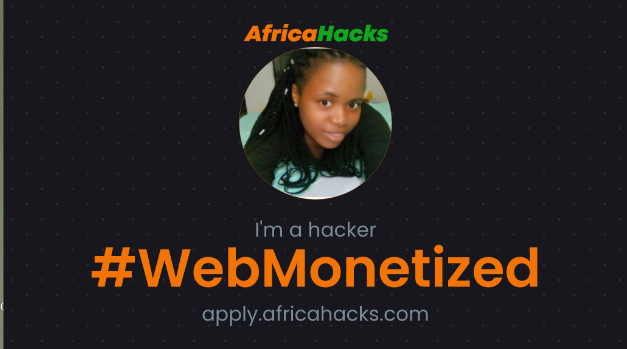 MichyToken's tweet photo. I am #Webmonetized 😇 How about you?
Thank You @africa_hacks 🙏 @GrantForTheWeb @Interledger @Coil @UpholdInc @GateHub @WebMonetization https://t.co/IEA0chvO0g