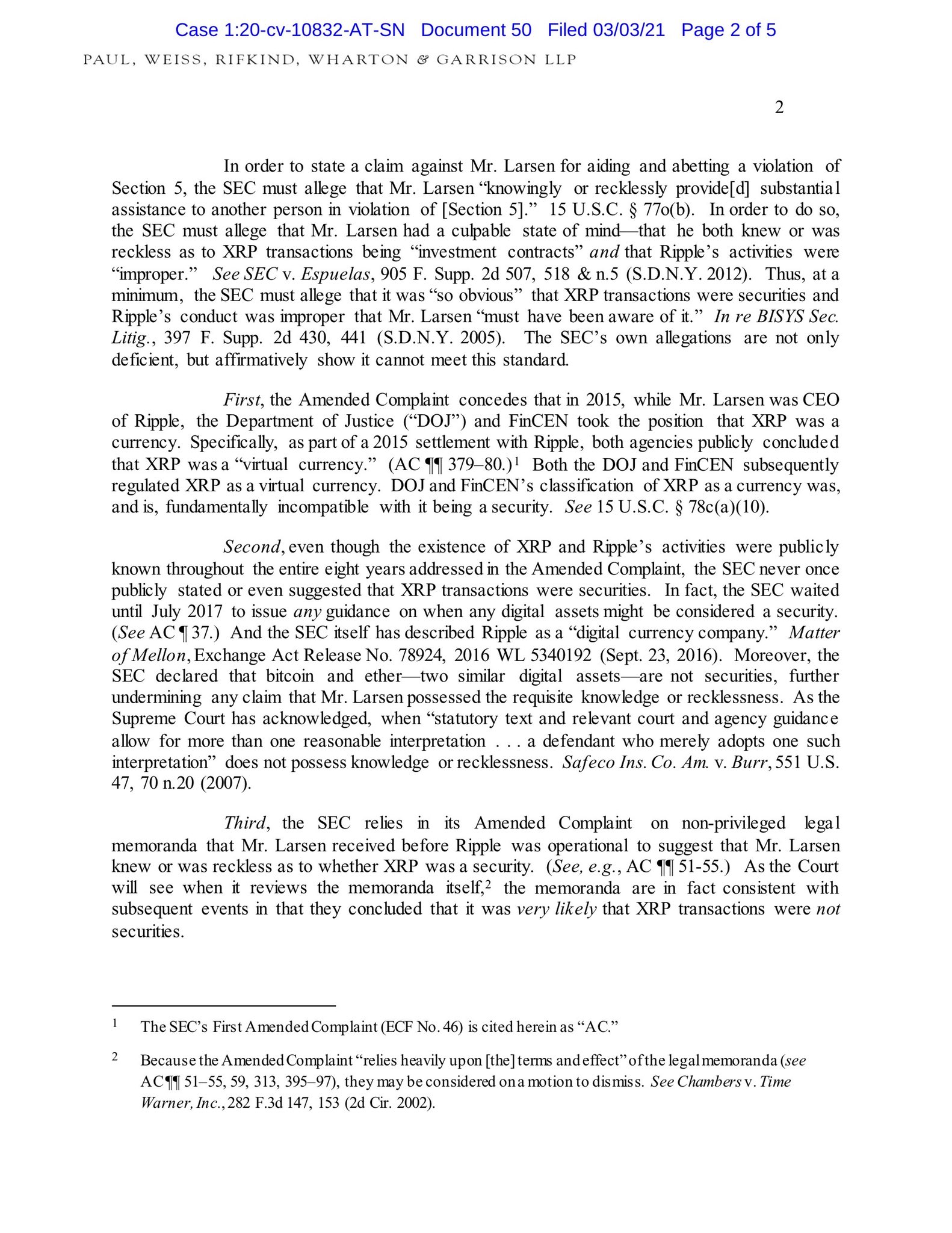 James K. Filan 🇺🇸🇮🇪 on Twitter "Larsen letter…