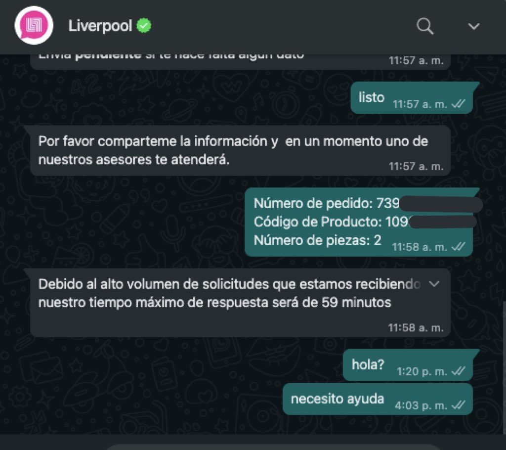 Pepe_Ludo's tweet photo. Como siempre el servicio de @liverpoolmexico es UNA BASURA. 
Hice un pedido y me llegó una sola pieza del producto y ahora ni contestan. 
De verdad NO COMPREN AHÍ #Apesta https://t.co/oqU5JBouVE