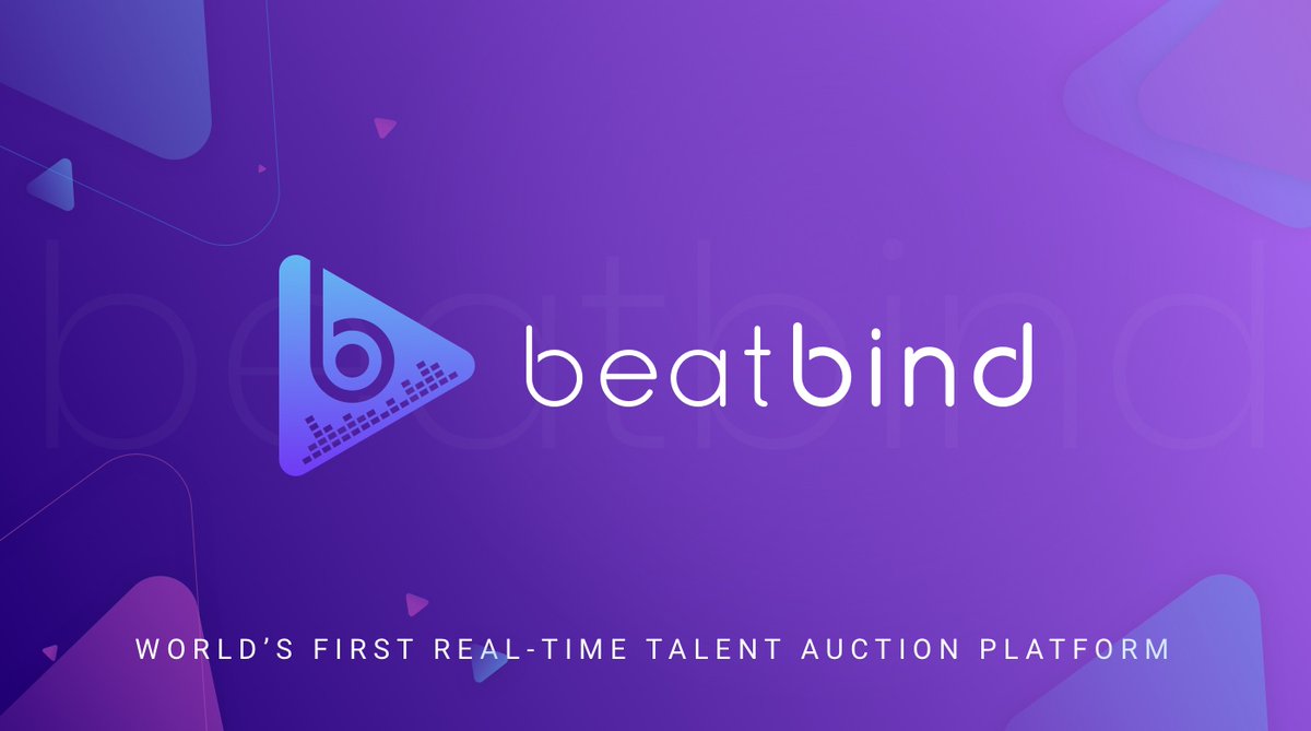 beat_bind's tweet photo. #Beatbind, as the world’s first real-time talent auction platform, is capable of introducing innovative and interactive services within the digital market worldwide.
https://t.co/m4QsVnmf6q

#beatbind #bbnd #music #events #venue #blockchain https://t.co/fjUw1636mw