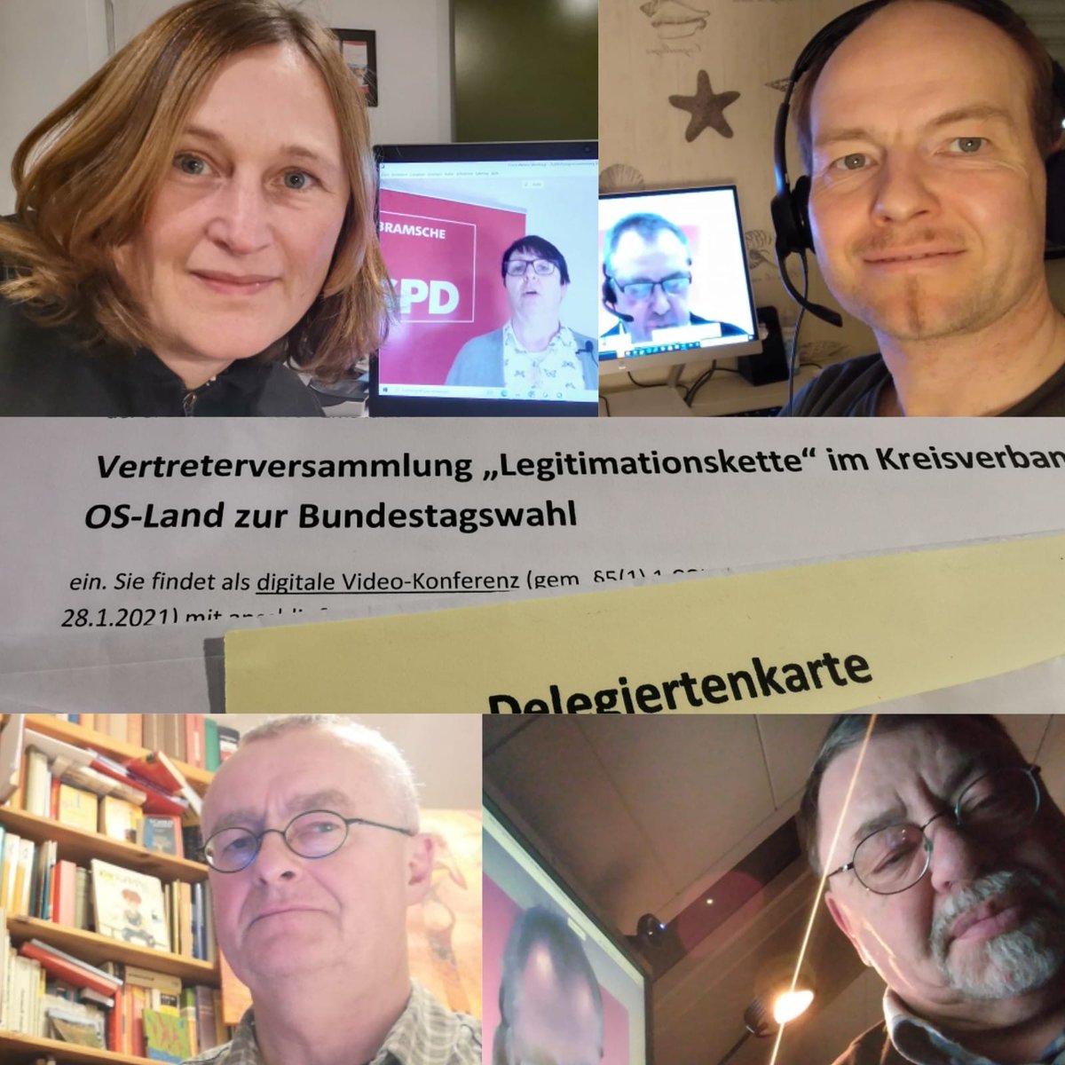 spdbadessen's tweet photo. Politische Arbeit geht sehr gut auch online! 
In der Wahlkreiskonferenz stellten sich  Ann-Christin Schultz und Anke Hennig  als Kandidatinnen  für die diesjährige Bundestagswahl im Wahlkreis 38 vot. Die Wahl wird in den kommenden Tagen als Briefwahl stattfinden.
Glück auf 👍 https://t.co/8iHrTT2FTx