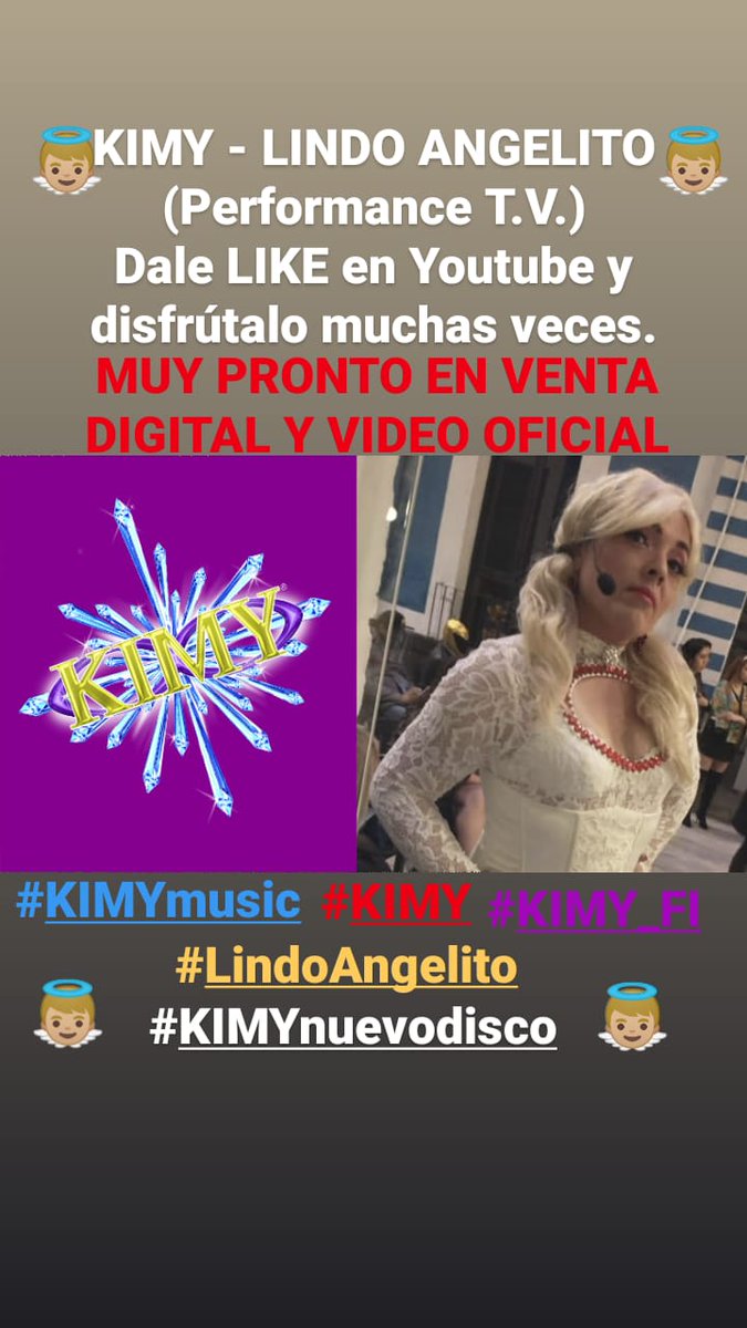 KIMY_UNIVERSE's tweet photo. KIMY - LINDO ÁNGELITO ( Performance T. V. )
#KIMY #RecordingStudio #Singersongwriter #Music #Música #Alkimysta #Alkimya #KIMY_FI #NewMusic #NewMusicAlert #LaNochedelosfeos #KIMY_FI #KIMYnuevodisco #AnayanssiMoreno #Singer #New https://t.co/CIjahyyT4R