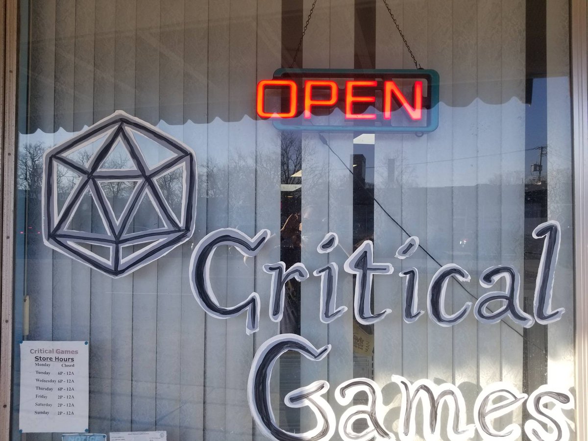 CriticalGames3's tweet photo. We are open early today, if anyone wants to come out before the usual 6pm. - Jon https://t.co/kGCUGBXpyn