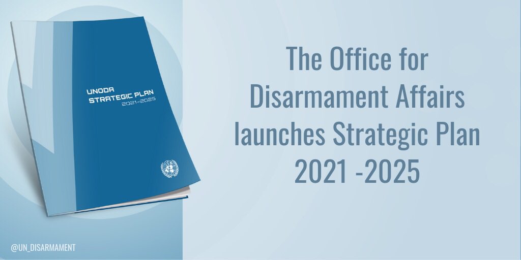 INakamitsu's tweet photo. .@UN_Disarmament now has Strategic Plan for the first time, better organize its work for #disarmament. Our Plan is ambitious to match the challenges of the 21st century &amp; adopts holistic approaches to contribute to peace &amp; development. Available here👉https://t.co/OhWl3FU5sh. https://t.co/oh1wdPAe1X