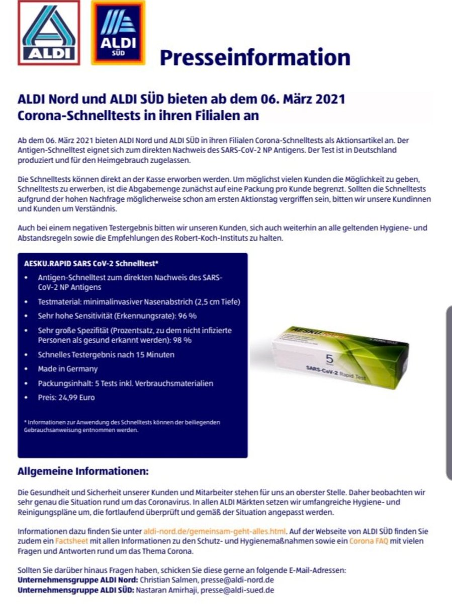Aldi Schnelltest 1n1w76jo47hc6m / Ab samstag kannst du schnelltests
