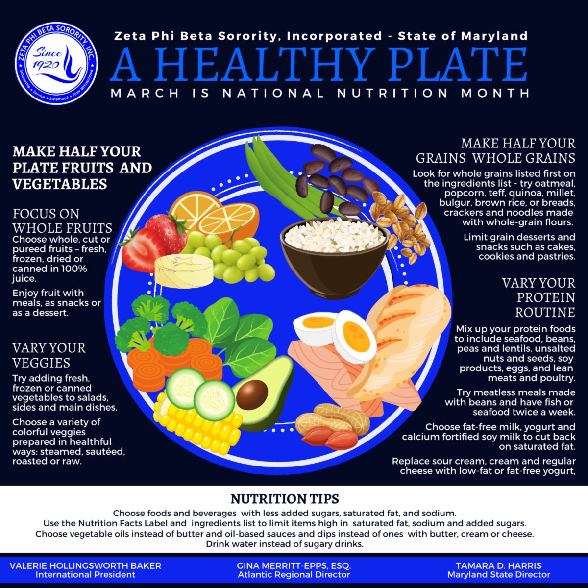 We are in the midst of Finerwomanhood Observance beginning from the last week of February and celebrated all throughout the month of March. Stay tuned for our events! 

It is also, nutrition month. Finer women stay fit! Look at our example of a healthy &amp; balanced plate! 💙🕊