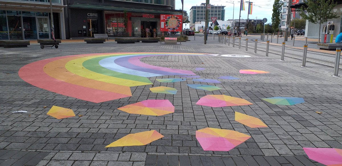 kebabette's tweet photo. Where the Streets have Big Pride. #chchpride https://t.co/VFkgcbtrob