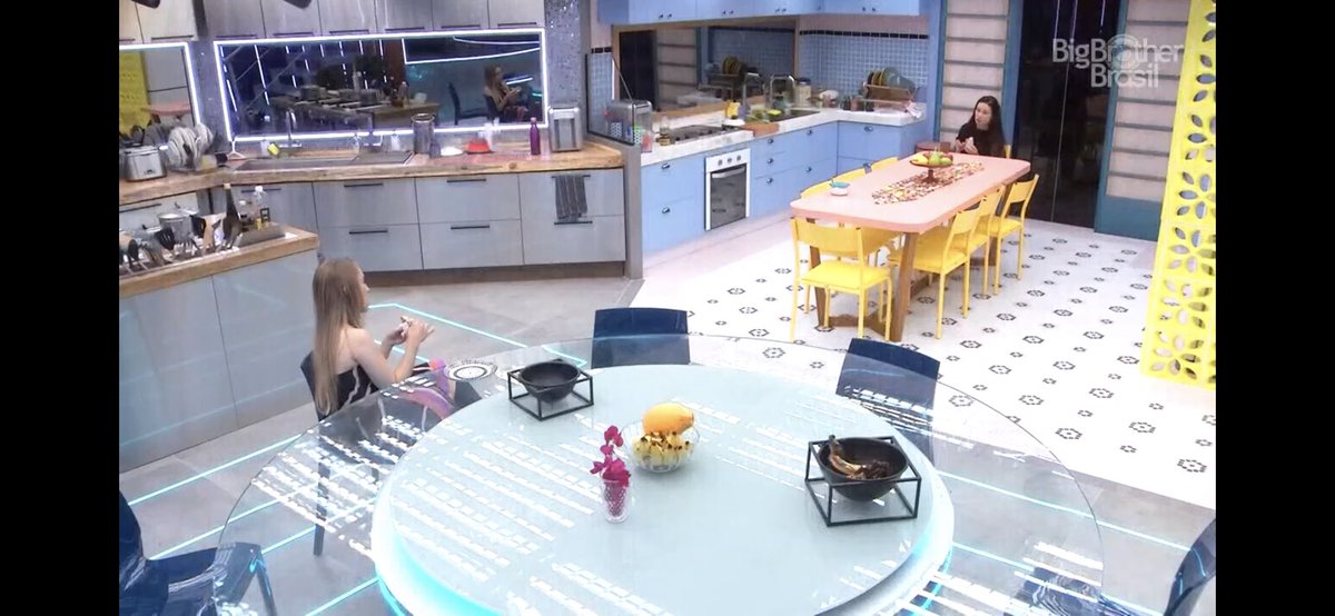 vaidesmaiar's tweet photo. Comendo juntas e batendo papo a distância. Hahahaha #BBB21 https://t.co/tI1chr8GG2