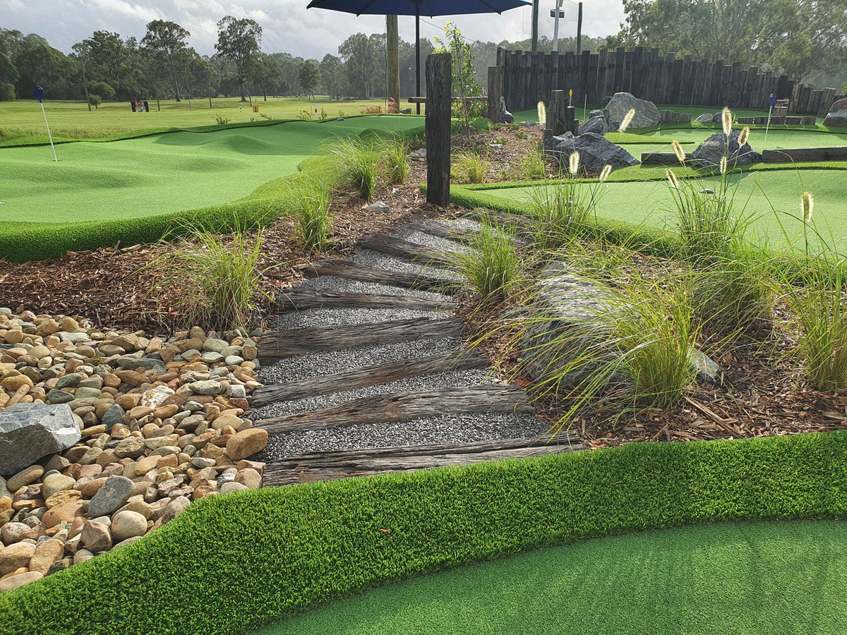 Our latest mini golf creations opens up soon at Meadowbrook Golf Club near Brisbane. I have no doubt this course will serve 44,000 rounds per year.