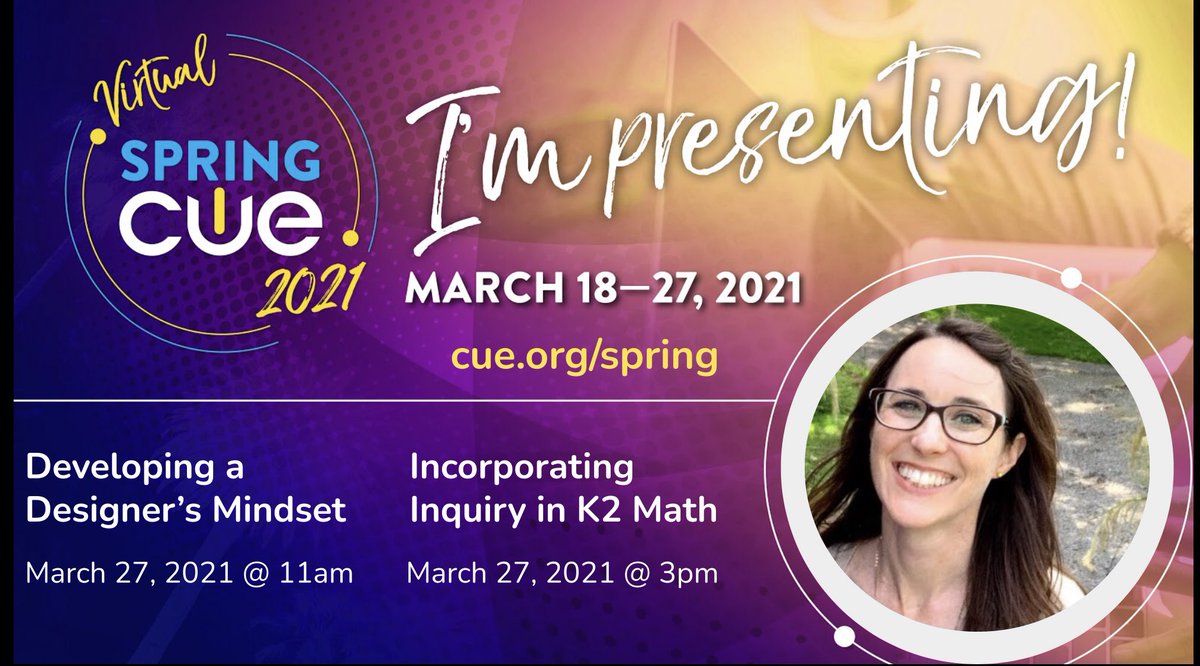 MsHaughs's tweet photo. Eeek!! #SpringCUE is only a couple of weeks away now... 👏🏻 So stoked to present AND to see one of our own #CUSDRockstar 2nd graders speaking in the #KidBOOM talks! 💥
#CUE21 #CUEBoom #caedchat #K2CanToo https://t.co/kG0GbRBn52