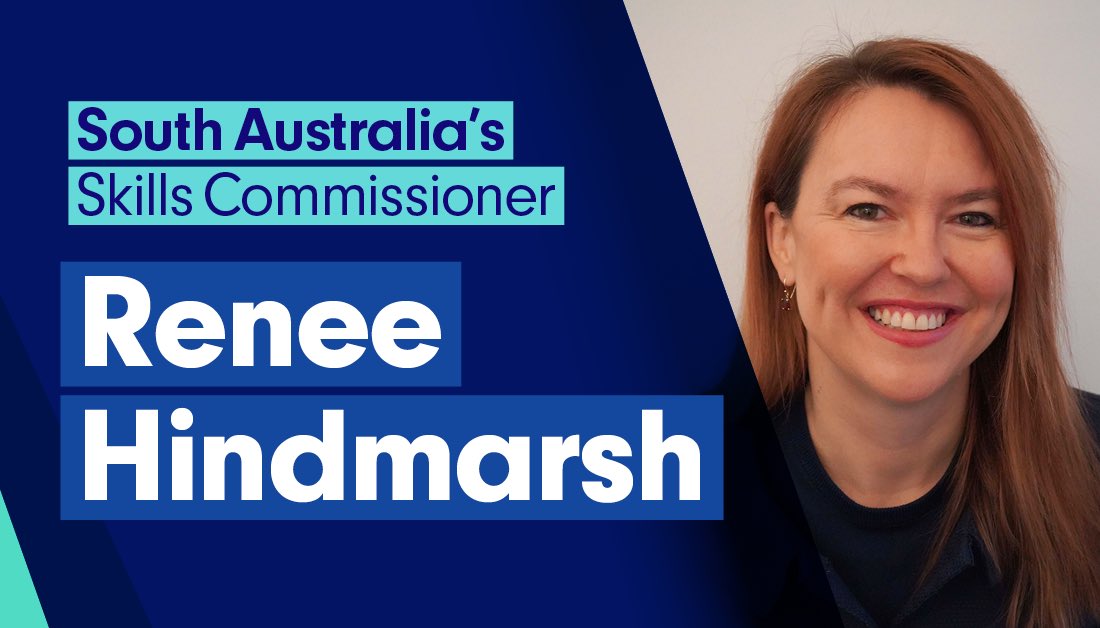 Pleased to announce South Australia’s first Skills Commissioner @Renee_Hindmarsh. She will lead the development of South Australia’s Skills Commission, a key amendment in the Training& Skills Development (Miscellaneous) Amendment Act 2020 #SkillingSA @traininginSA @TSCommission https://t.co/GQGTQSpTAh