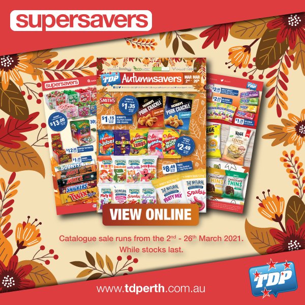 tdperth's tweet photo. 🆕 March's Autumn Savers catalogue is here! 🍂
View it online: https://t.co/cEIVoLFpqz
-------------
📞 Call: (08) 9351 9800
💻 Visit: https://t.co/cZF2GErJSm
📧 Email: enquiries@tdperth.com.au
#tdperth #thedistributors #WADistributors #supersavers https://t.co/QGVVgnXbjT