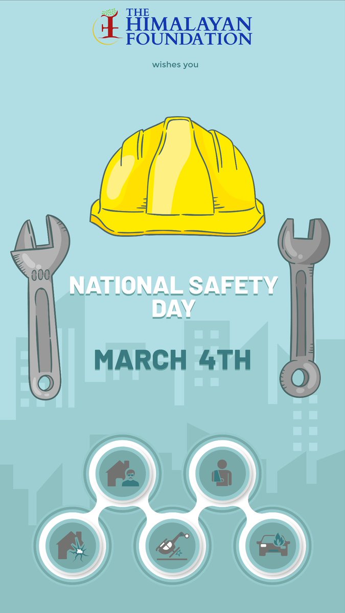 TheHimalayanFo1's tweet photo. To raise awareness by National Safety Council about the safety measures to prevent mishaps and accidents due to lack of awareness. We wish you National Safety Day
#thehimalayanfoundation #Himalayanbyheart #MakeADifference #Volunteerforgood https://t.co/dHCwKcqtDs