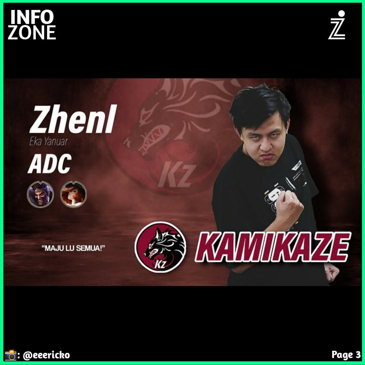 infozonegame's tweet photo. Ericko Lim umumkan pembuatan tim Kamikaze melalui akun Instagramnya @/eeericko
Selengkapnya ada di IG kita ya
Link IG: https://t.co/6Jj6Nrwpez
.
#erickolim #kamikaze #squadkamikaze #timesport #timesports #eeericko #erickolimsultanff #leagueoflegendswildriftid #listychan https://t.co/Rfq4YjeLmF