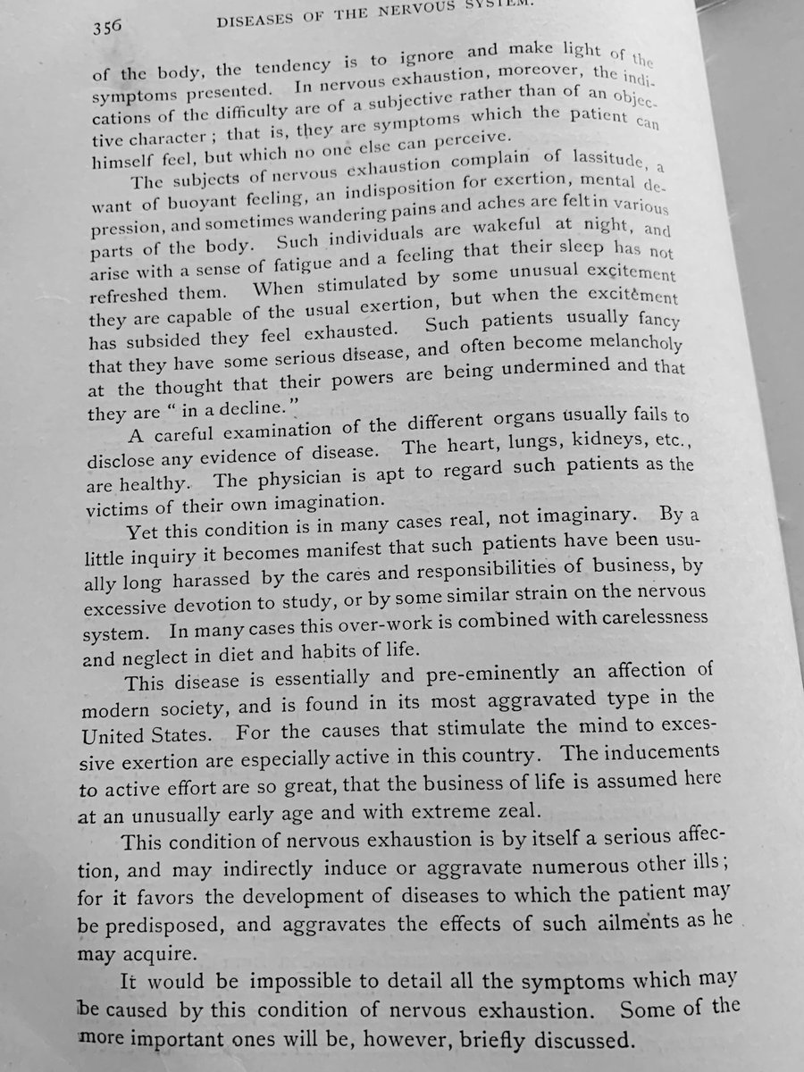 cdmpharmacist's tweet photo. N E R V O U S  E X H A U S T I O N

How’s this little excerpt from “The Practical Home Physician”

Got a gauge on it somewhere around 1880s https://t.co/6KmvpwFIDk