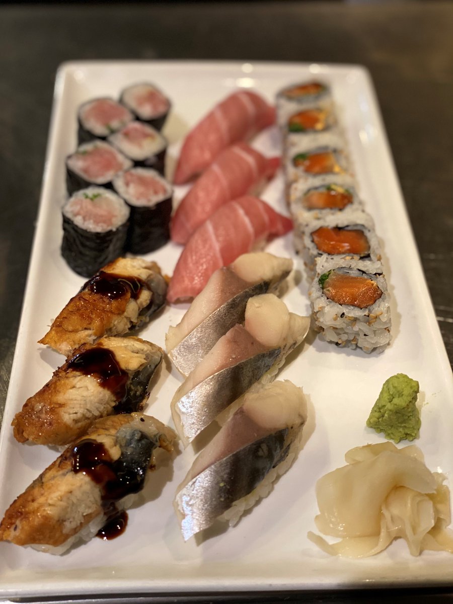 MorimotoMaui's tweet photo. We know you'd like to keep this platter to yourself, but sushi is better when shared with friends. Tag your friends or family that you would share this platter with! https://t.co/xVVGRv2wjY