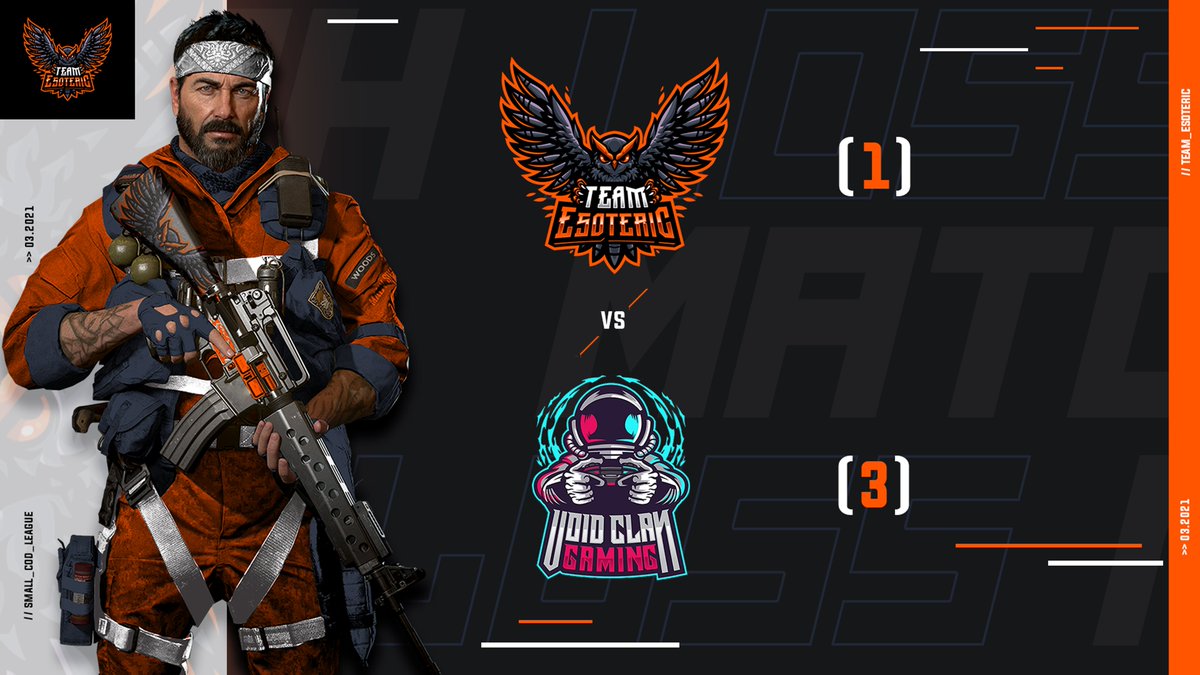 TeamEsotericGG's tweet image. GG's to @VoIDClan_Gaming Red we drop the series 1-3 and drop to the losers bracket in @SmallCodLeague playoffs. We will bounce back and try to attempt the losers bracket run!