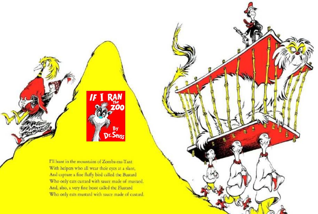BohrenJensen's tweet photo. Here's the pages under kerfluffle
From the man nome'd Suess
whose old books got a shuffle
from their "teaching children" use.
From a Legal Perspective, this is fair use.
"This book might be sus." are my five reviews. 2/3 https://t.co/i5npDbawib