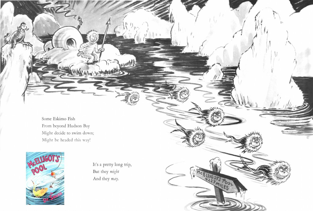 BohrenJensen's tweet photo. Here's the pages under kerfluffle
From the man nome'd Suess
whose old books got a shuffle
from their "teaching children" use.
From a Legal Perspective, this is fair use.
"This book might be sus." are my five reviews. 3/3 https://t.co/2fndX6emch