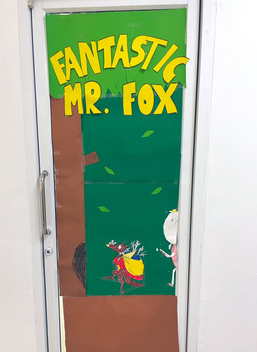 MissChloeMT's tweet photo. Our Year 5 doors are decorated and ready for the #WorldBookDay #doordecoration competition! 🌏📚🚪🎨 #TeamS107 #CognitaWay https://t.co/nQV7kxU4O6