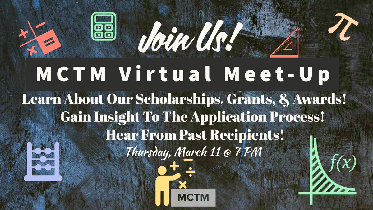 MCTMonline's tweet photo. MCTM Virtual Meet-Up March 11 @ 7 PM! Click the link to sign up and join us! Link: https://t.co/SbRPlYouqs https://t.co/g0AcJ299n8