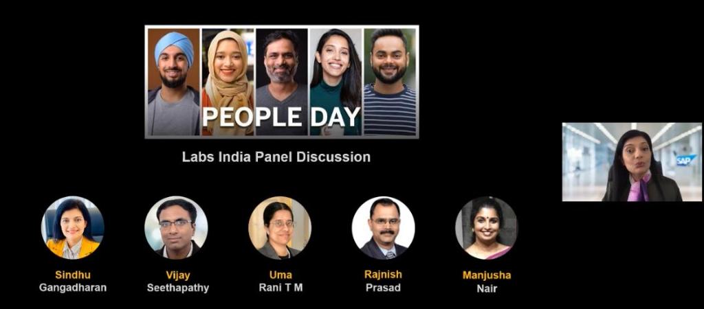 On the occasion of SAP People Day, a stellar panel assembles to talk about the importance of human capital and the role leaders can play in fostering a positive work culture.

<a href="/umaranitm/">umaranitm</a> <a href="/rajnishprasad99/">Rajnish Prasad</a> @seethapathyv &amp; <a href="/ManjushaNair17/">Manjusha Nair</a> join <a href="/gangadharansind/">Sindhu Gangadharan</a> at the panel.