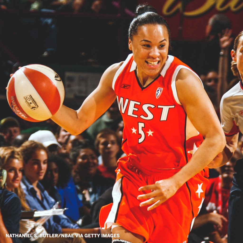 SportsCenter's tweet photo. There are great players and there are great coaches.

@dawnstaley was both at the same time 🐐

WNBA All-Star:
2001
2002
2003
2005
2006

Led Temple to the NCAA Tournament:
2002
2004
2005
2006

(h/t @TeamRHJAZ) https://t.co/xq6FUxD2Co