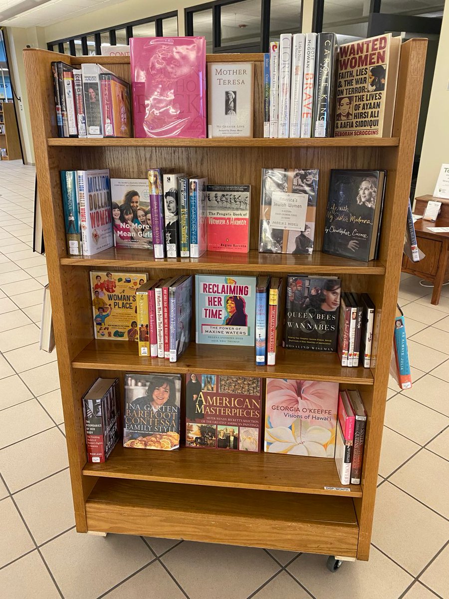 QuincyLibrary's tweet photo. Come in and check out our display in honor of Women’s History Month! https://t.co/eA1Ifx8TRh